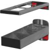 LISTA ABAX KOMBIHALTER ANTHRAZIT 2-TEILIG L: 150 MM B 55 MM