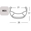 Exal FELGE BE 21, 26  36L SCHW 21-559 VL:6,5MM EINFACHOESEN