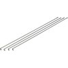 Exal SPEICHE 2MM,GLATT,SILB,298MM,100ST