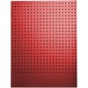 VAR Werkzeuglochwand MO-52236 für Eckschrank 1052 x 800 x 24 mm Rot