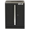 VAR Edelstahlspülschrank MO-52608 680 x 458 x 910 mm Black Edition