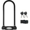 Master Lock Bügelschloss 8195LW Schwarz 13 mm x 280 mm x 110 mm Schlüssel
