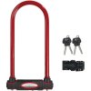 Master Lock Bügelschloss 8195LW Rot 13 mm x 280 mm x 110 mm Schlüssel
