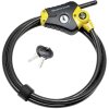 Master Lock Kabelschloss Python 8420 Schwarz/Gelb 10 mm x 4500 mm Schlüssel