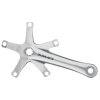 SHIMANO Kurbelgarnitur DURA-ACE TRACK FC-7710 165 mm ohne Kettenblatt Silber