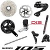 SHIMANO Gruppe 105 Di2 12 Fach, 175 mm, 50-34Z.