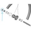 SHIMANO Mutter für WH-R9270-C50-TU HR