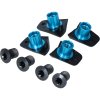 SHIMANO Kettenblattschrauben f.FC-R8100 (M8x10,1mm), 4 Stk incl. Muttern f.46-36Z