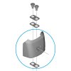 SHIMANO Unteres Gehäuse SHIMANO E-BIKE SYSTEMS Akkuhalter BM-EN600